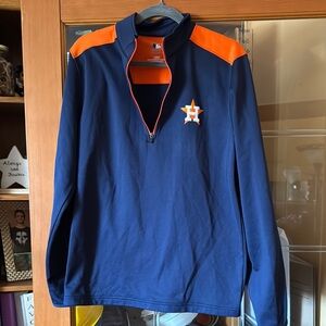 Men's Blue and Orange Astros Sweateshirt